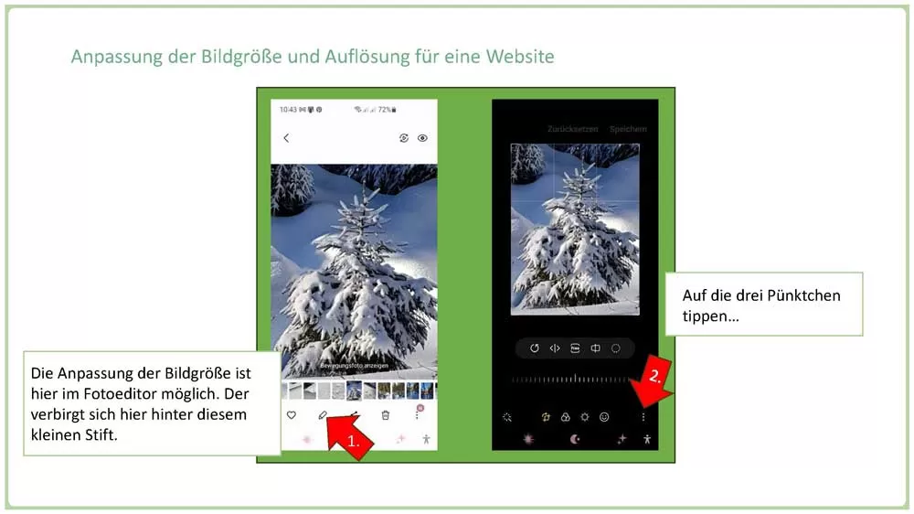 Bildbearbeitung Handy Bilder umbenennen Groesse anpassen edit Seite 5 opt
