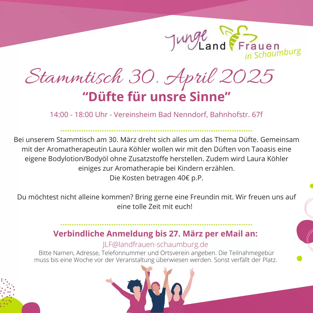Düfte für unsere Sinne – 30. März