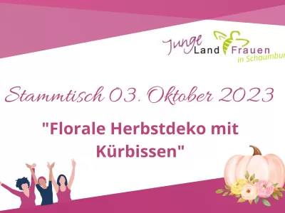 “Florale Herbstdeko mit Kürbissen” – 03.10.2023