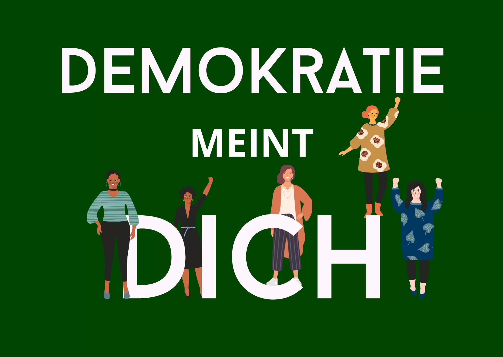 Demokratie meint dich! Freitag 02.02.24 – 16:30 Uhr Marktplatz Bückeburg