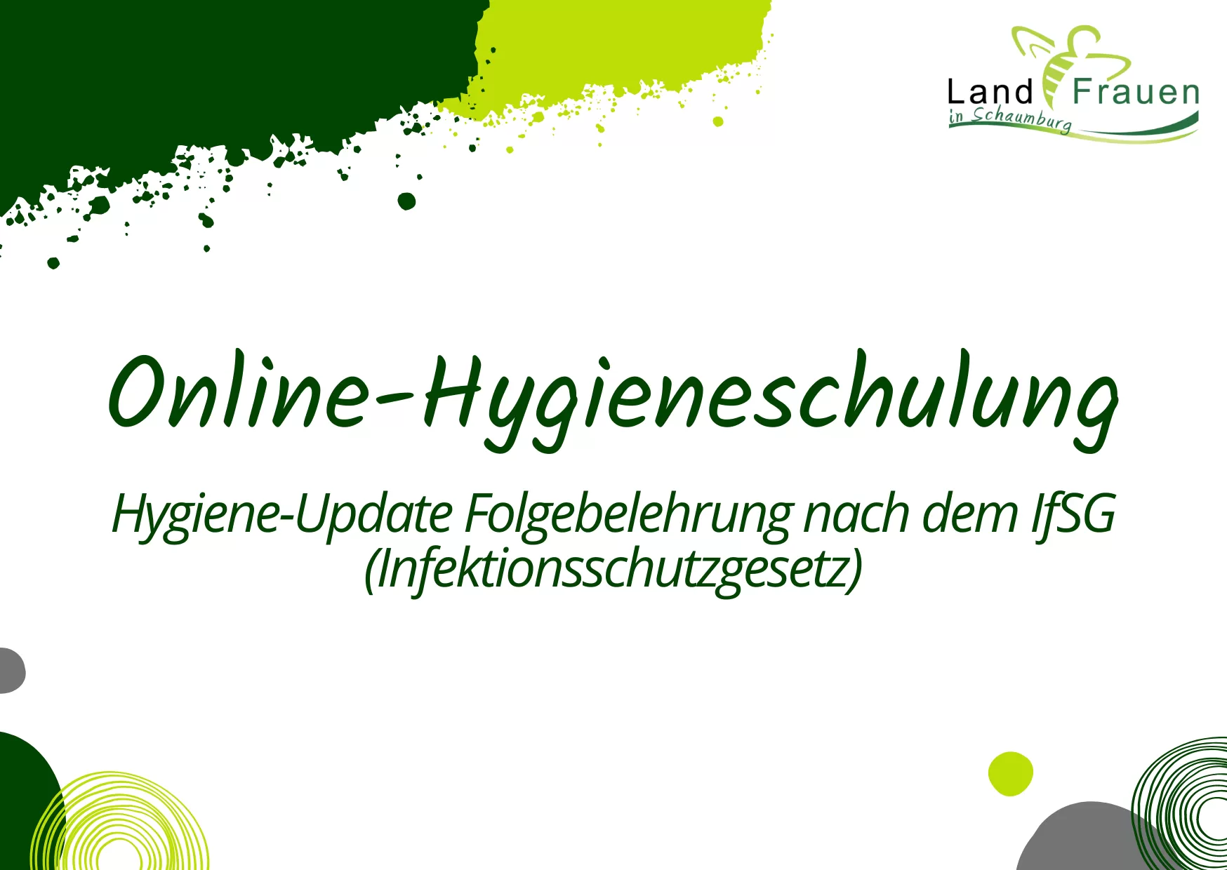 Online Hygieneschulung