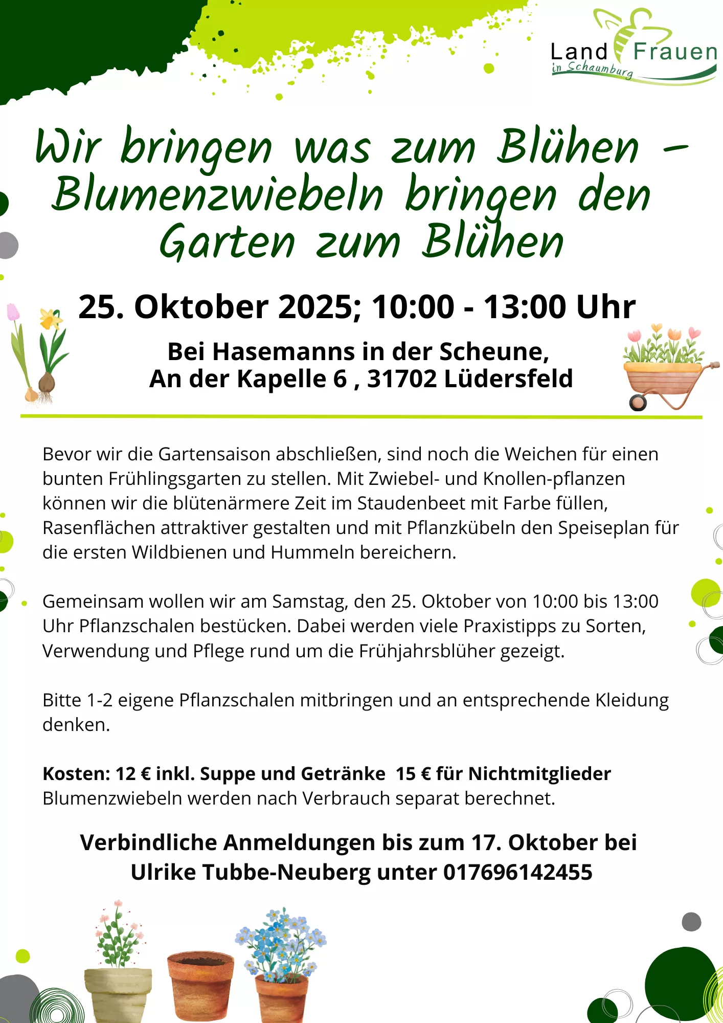 KV Mit Blumenzwiebeln den Garten zum Bluehen bringen