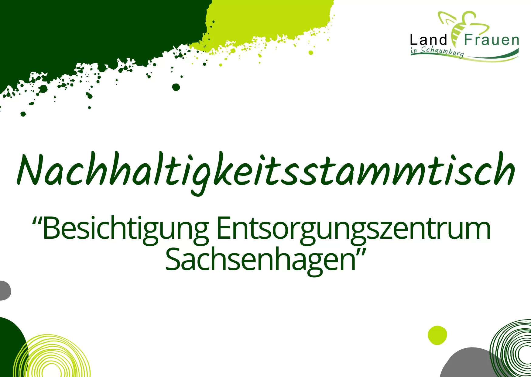 Nachhaltigkeitsstammtisch 23.04.2024