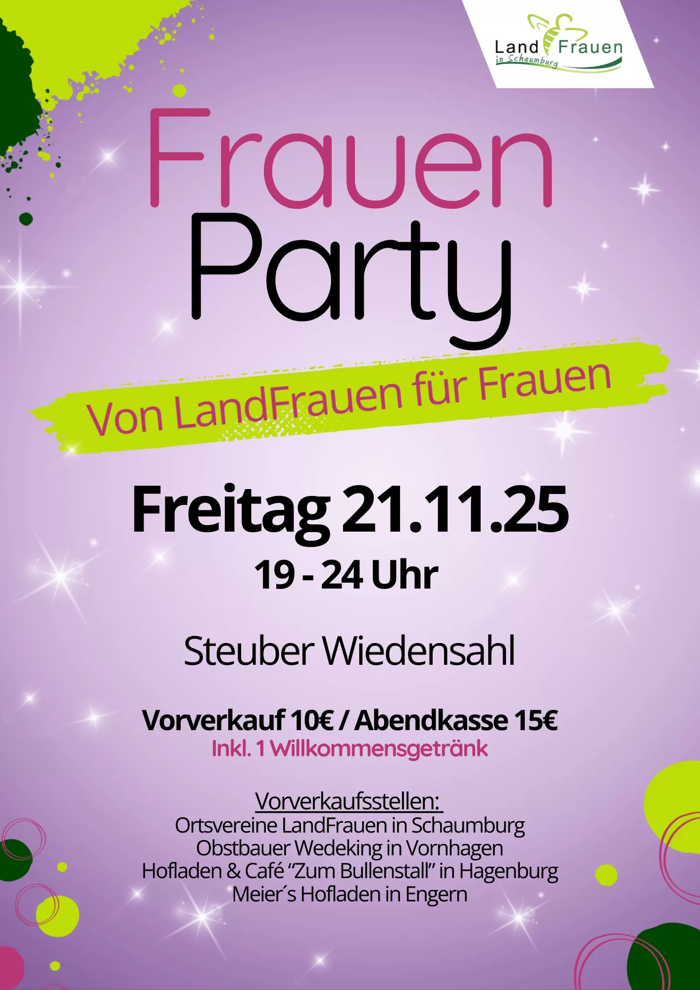 KV Plakat FrauenParty