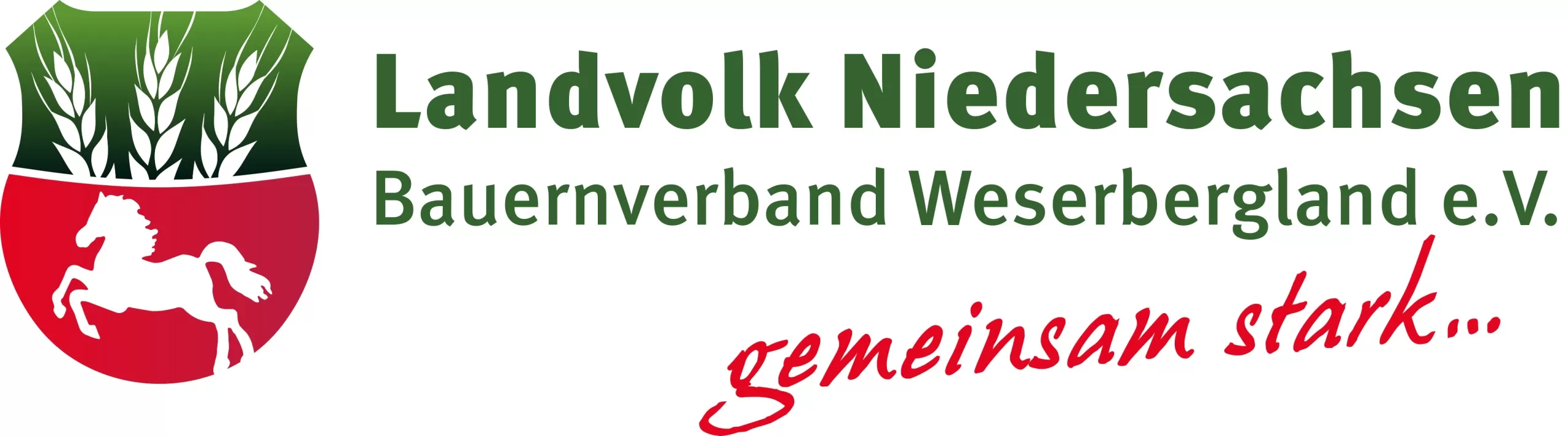 Logo Landvolk Weserbergland mit Claim